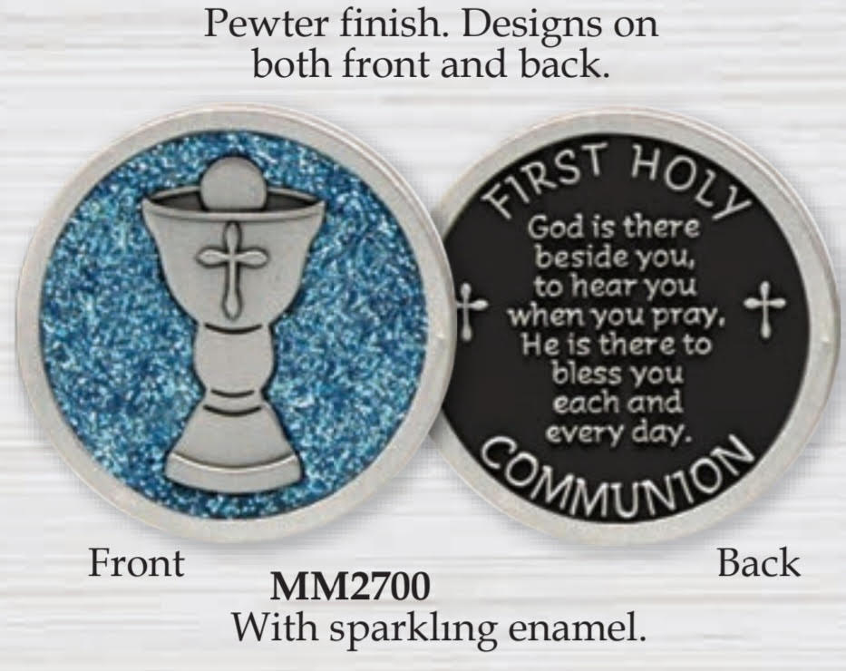 First Holy Communion Pocket token MM2700 HJS ( Pack of 3pcs )