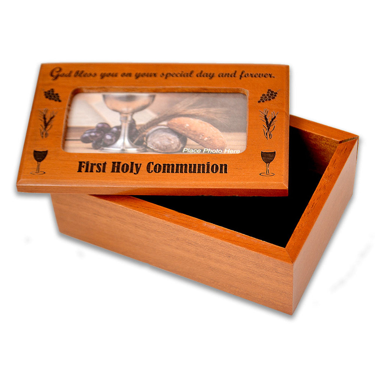 Hand Crafted First Communion Box Photo Cutout