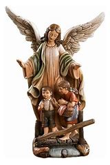 Hand Crafted 9" Toscana Guardian Angel Statue
