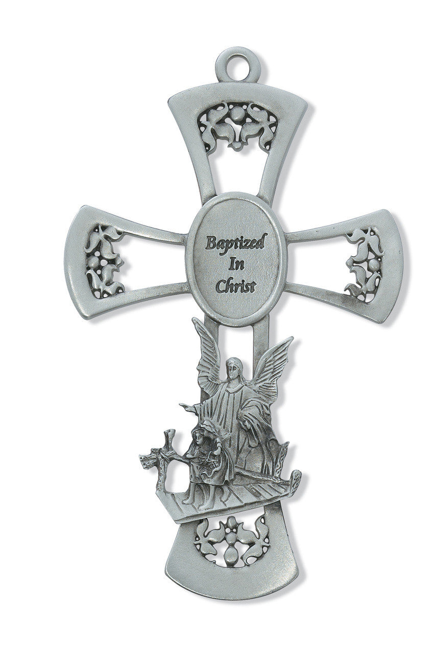 6" GUARDIAN ANGEL CROSS