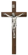 10" CARVED WALNUT CRUCIFIX 80-38