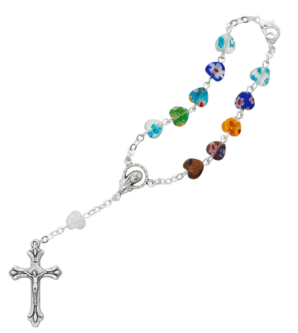 MURANO GLASS AUTO ROSARY
