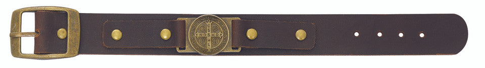 BROWN LEATHER ST. BENEDICT