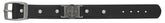 BLACK LEATHER ST BENEDICT BRACELET