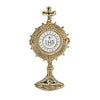Gold Plate/Enamel Monstrance Lapel Pin