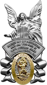 Visor Clip Visor Clip - Guardian Angel and St. Christopher CP130