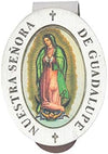 Our Lady of Guadalupe Visor Clip, Pewter, Silver CP177GU