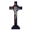 CRUCIFIX ST BENEDICT WITH BASE; 15" Inches Tall