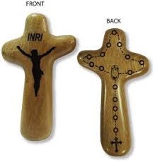 Hand Crafted 5" inches Hand Rosary Crucifix