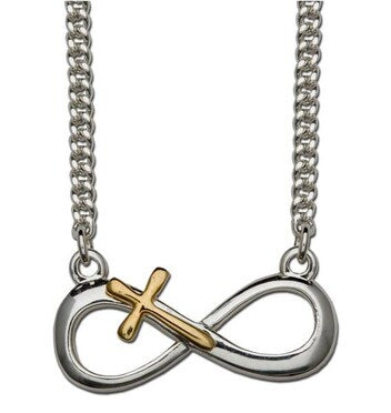 Sterling Silver God's Infinite Love 18in Necklace MC-2083S