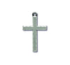 Lord's Prayer Pewter Cross Pendant Necklace, 24 Inches