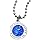Saint Christopher Protect Us Necklace (Blue White) MM1843
