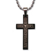 Stainless Steel Cross/Lord’S Prayer Necklace, 1¾”