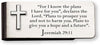 PLANS With Verse (Jer. 29:11) Silver Money Clip