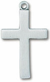 24'' Cross Medal Pendant Necklace comes with a silver plated chain Genuine PewterMM375P