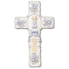 Ceramic 9in Praying Boy Wall Prayer Cross