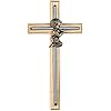 Praying Little Boy Blue Inlay 7 Inch Oak Wood Hanging Wall CrossN1639B