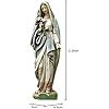 Blessed Virgin Mary Mother Madonna Lilies Garden Statue