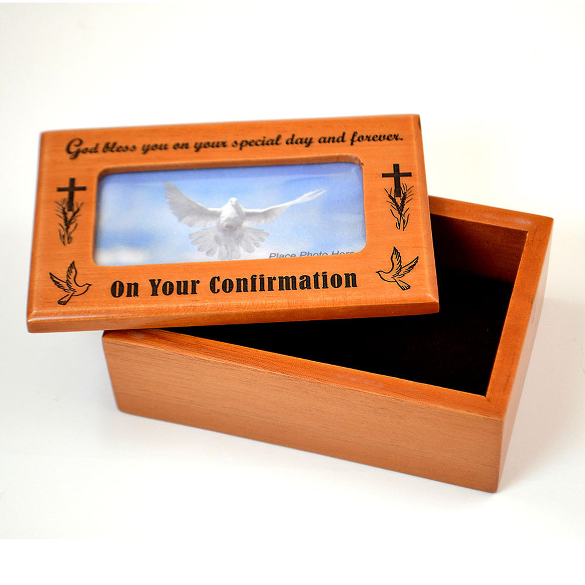 Confirmation Keepsake Box Photo Cutout