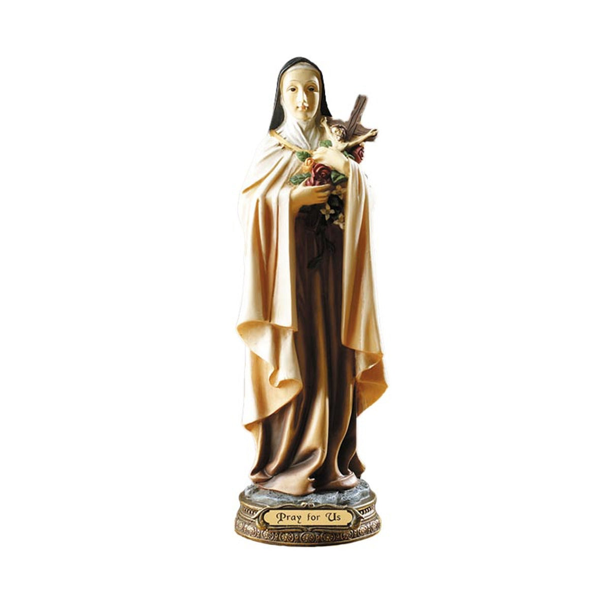 Hand Crafted 8-1/2" St. Therese Statue