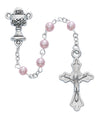 PINK PEARL COMMUNION ROSARY