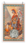 ST FLORIAN PRAYER CARD SET Include a 24'' inches chain