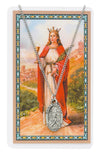 ST BARBARA PRAYER CARD SET  INCLUDES 18" SILVERTONE CHAIN