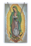 SPANISH TEXT OUR LADY OF GUADALUPE PRAYER CARD & MEDAL SET