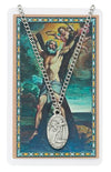 ST ANDREW PRAYER Card Medal on a 24 inches chain
