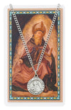 ST AUGUSTINE PRAYER CARD SET  INCLUDES 24" SILVERTONE CHAIN
