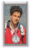 STCARLO ACUTIS PRAYER CARD SET INCLUDES 24" SILVERTONE CHAIN