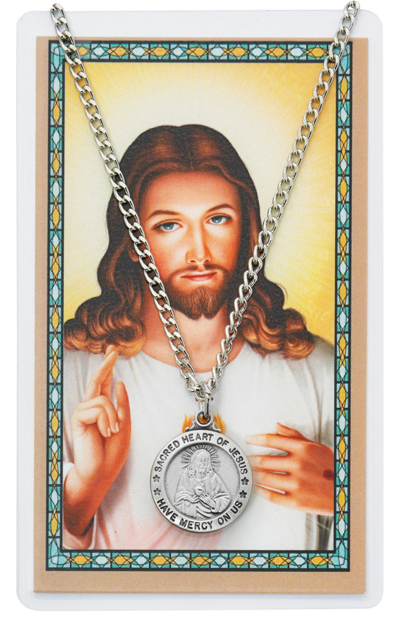 SACRED HEART PRAYER CARD SET