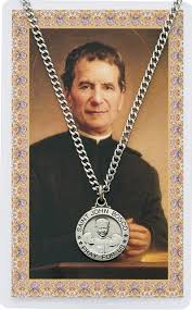 John Bosco Medal and Prayer Card Set  PSD600JBC