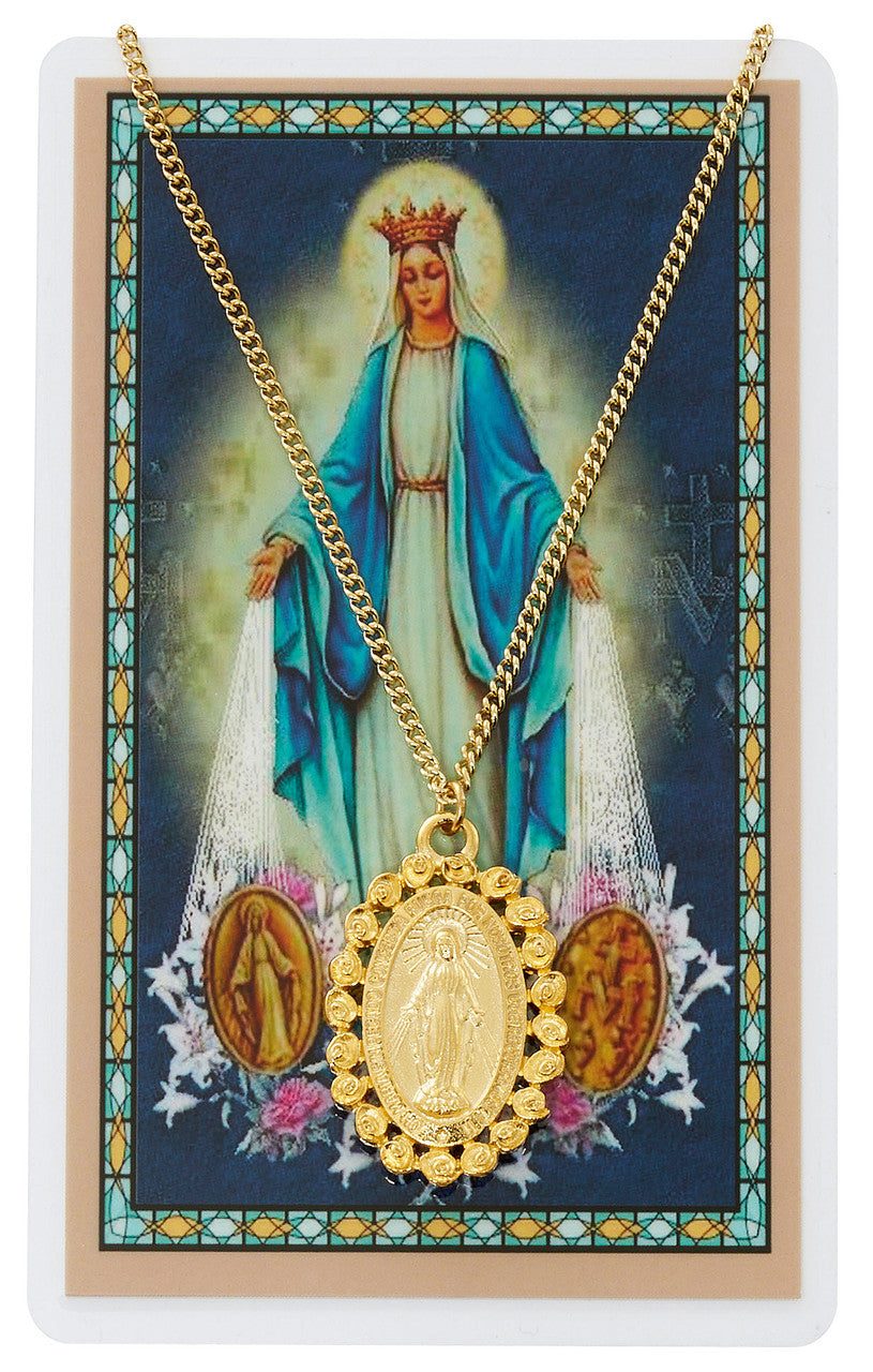 SPANISH MIRACULOUS MEDAL CARD SET