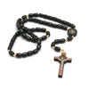 Saint Benedict Black Wood Rosary