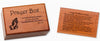 Crafted Keepsake Box- Solid Mahogany-Prayer Box
