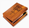 Crafted Bible Box-Solid Mahogany-Velvetine
