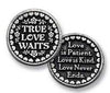 Pack of 12 -True Love Waits Pocket Token Coin