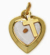 Gold Filled Heart/Mustard Seed Necklace