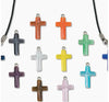 Pack- of 12 Cat's Eye Cross Necklaces
