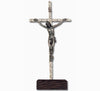 4 1/2" Crucifix-Standing. -Silver