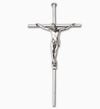 10"inches Crucifix-Metal-Silver-Economy