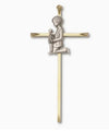 7" inches Cross-Brass-first Holy Communion Boy