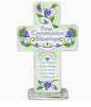 4" inches First Holy Communion Cross - Standing
