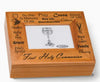 Picture. Frame Box-Mahogany. - First Holy Communion