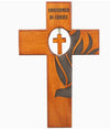 8"inches Cross- Solid Mahogany-Confirmation