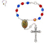ONE DECADE ST MICHAEL AUTO ROSARY/CARD