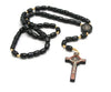 Saint Benedict Black Wood Rosary
