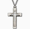 Sterling Silver Cross Necklace, 1″