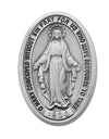 Silver  MIRACULOUS Medal  VISOR CLIP,